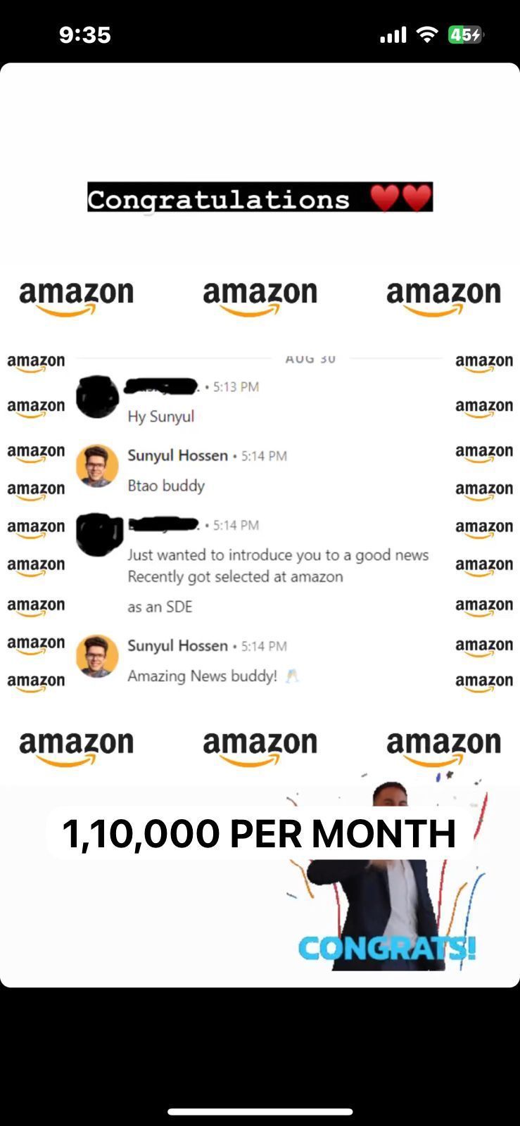 Amazon — ₹32 LPA