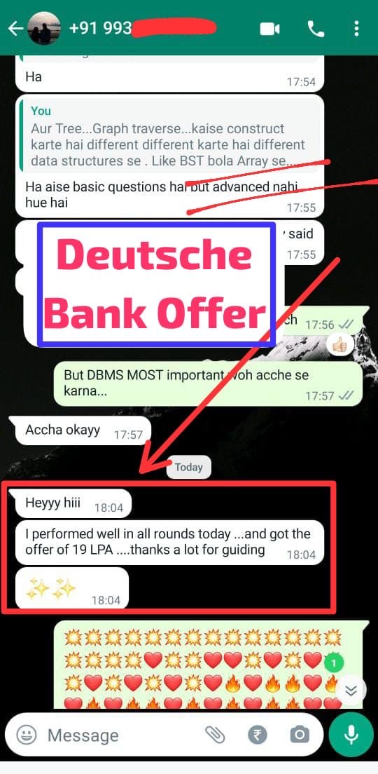 Deutsche Bank — ₹19 LPA