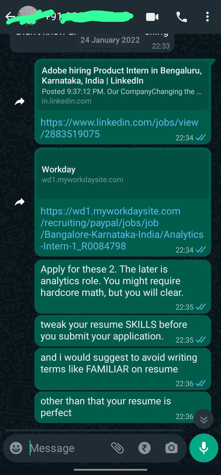 Personalised job openings and interview preparation guidance