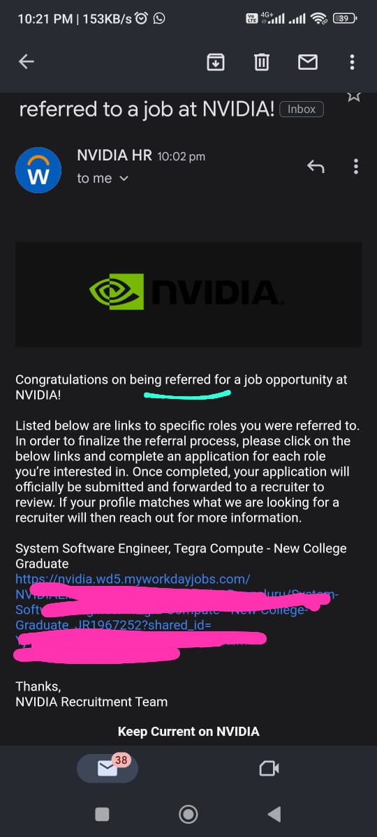 NVIDIA referral