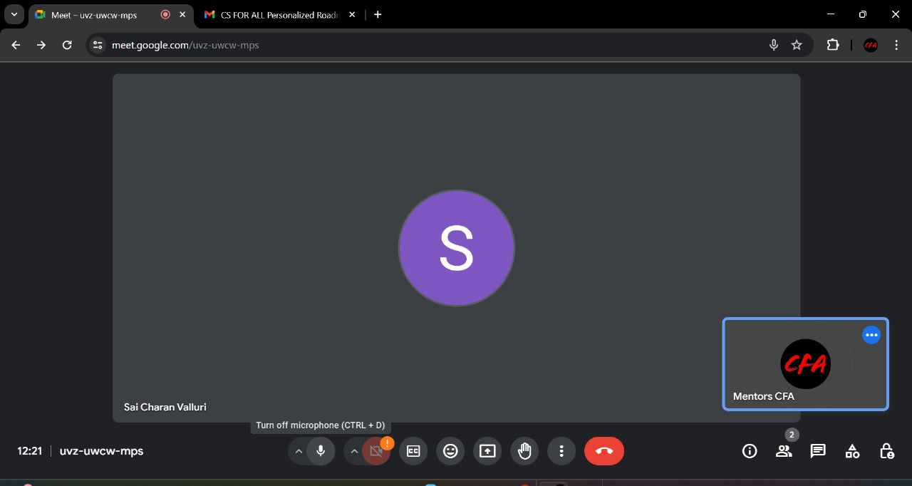 1:1 Super Mentor session — example 3