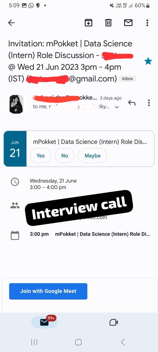 mPokket interview scheduled through CS FOR ALL’s network